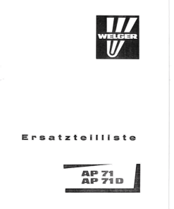 Welger ap71_06.79 Parts manual catalog PDF Download