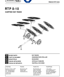 Wolagri RTP8_10 Parts manual catalog PDF Download