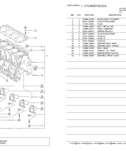Yanmar 4TNE94-G1A Parts manual catalog PDF Download