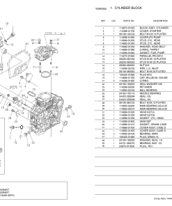 Yanmar L100AE-DYC Parts manual catalog PDF Download