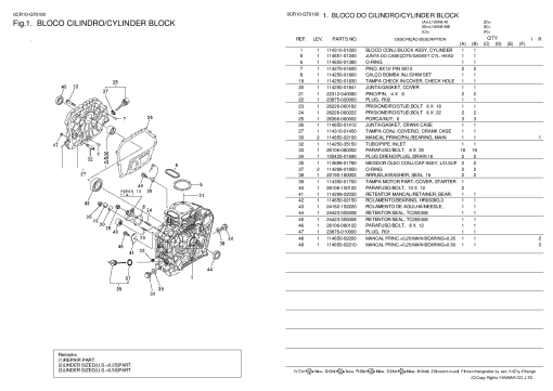 Yanmar L100N Parts manual catalog PDF Download
