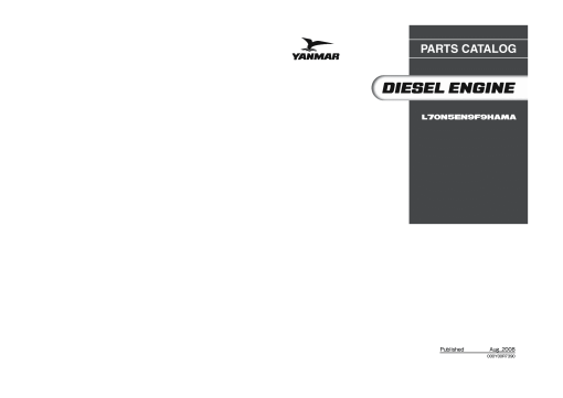 Yanmar L70N5E Parts manual catalog PDF Download