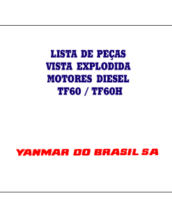 Yanmar TF60-99 Parts manual catalog PDF Download