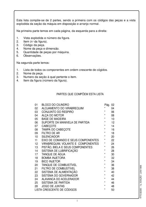 Yanmar TF70H Parts manual catalog PDF Download