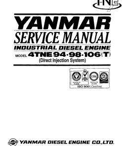 Yanmar TNE - TNE94,98,106 Parts manual catalog PDF Download