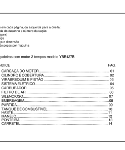 Yanmar YBE427 Parts manual catalog PDF Download