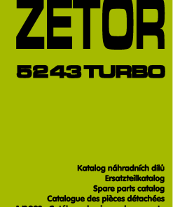 Zentor 5243_Turbo Parts manual catalog PDF Download