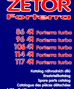 Zentor Forterra_86-41_96-41_106-41_114-41_117-41 Parts manual catalog PDF Download