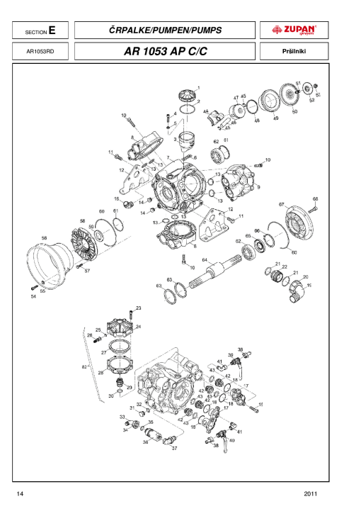 Zupan AR1053 Parts manual catalog PDF Download