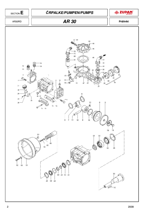 Zupan AR30 Parts manual catalog PDF Download