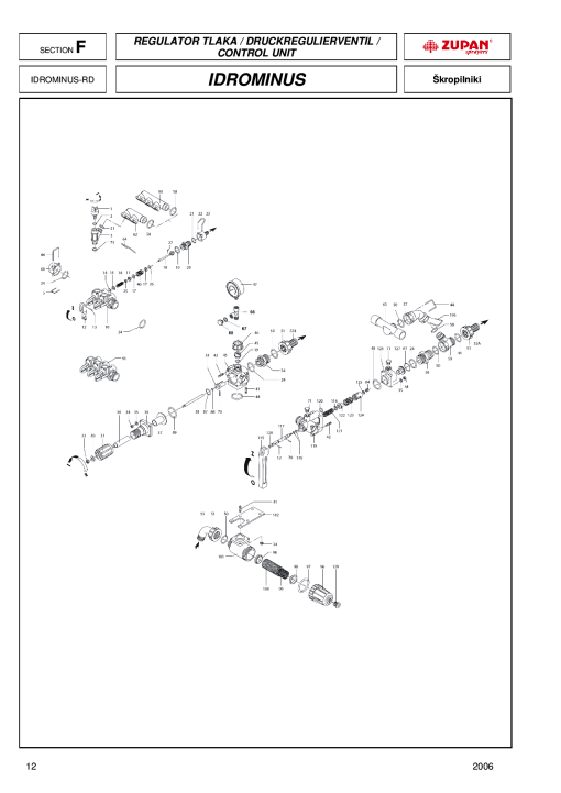 Zupan IDROMINUS Parts manual catalog PDF Download