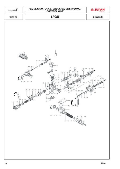 Zupan UCM Parts manual catalog PDF Download