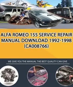 Alfa Romeo 155 Service Repair Manual Download 1992-1998 (CA008766)