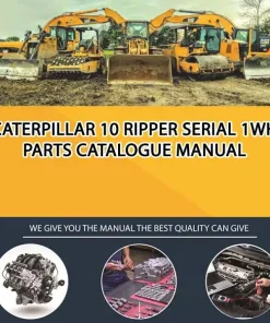 Caterpillar 10 Ripper Serial 1WH Parts Catalogue Manual