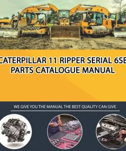 Caterpillar 11 Ripper Serial 6SB Parts Catalogue Manual