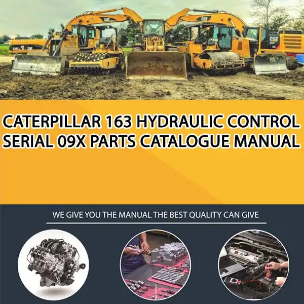 Caterpillar 163 Hydraulic Control Serial 09X Parts Catalogue Manual