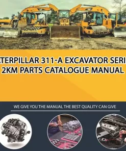 Caterpillar 311-A Excavator Serial 2KM Parts Catalogue Manual