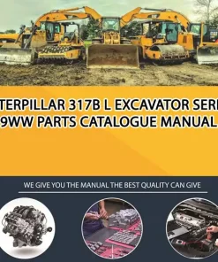 Caterpillar 317B L Excavator Serial 9WW Parts Catalogue Manual