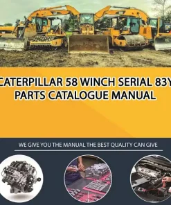 Caterpillar 58 Winch Serial 83Y Parts Catalogue Manual