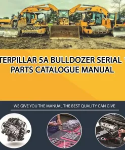Caterpillar 5A Bulldozer Serial 13J Parts Catalogue Manual