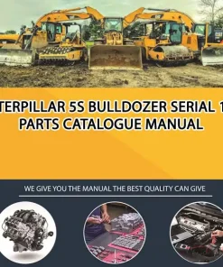 Caterpillar 5S Bulldozer Serial 19R Parts Catalogue Manual
