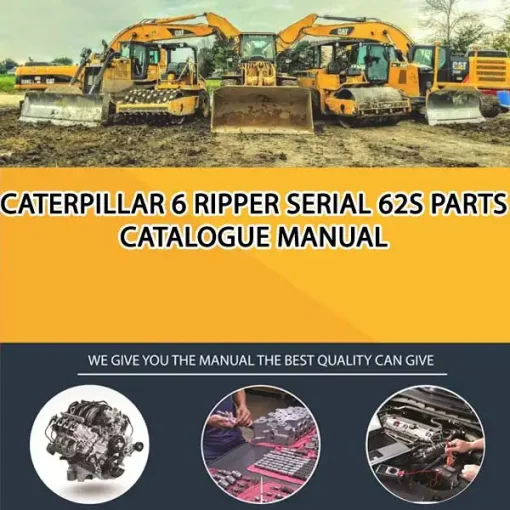 Caterpillar 6 Ripper Serial 62S Parts Catalogue Manual