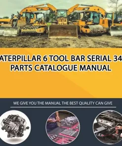 Caterpillar 6 Tool Bar Serial 34G Parts Catalogue Manual