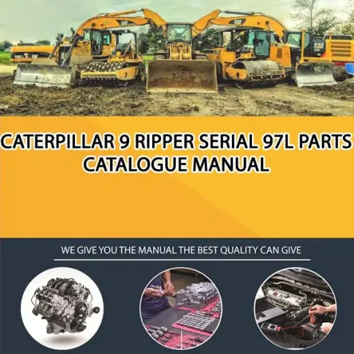 Caterpillar 9 Ripper Serial 97L Parts Catalogue Manual
