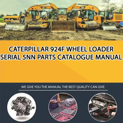 Caterpillar 924F Wheel Loader Serial 5NN Parts Catalogue Manual