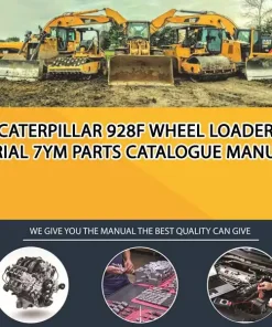 Caterpillar 928F Wheel Loader Serial 7YM Parts Catalogue Manual