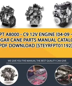 FPT A8000 - C9 12V Engine (04-09 - ) Sugar Cane Parts Manual Catalog PDF Download