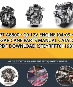 FPT A8800 - C9 12V Engine (04-09 - ) Sugar Cane Parts Manual Catalog PDF Download