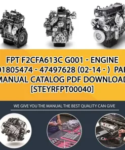 FPT F2Cfa613C G001 - Engine 5801805474 - 47497628 (02-14 - ) Parts Manual Catalog PDF Download