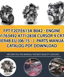 FPT F2Cfe613A B042 - Engine 5801763492 47712838 Cursor 9 Cr7.90 Tier4B Eu (06-15 - ) Parts Manual Catalog PDF Download
