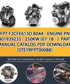 FPT F2Cfe613D B044 - Engine Pn 5801939235 - 250Kw (07-18 - ) Parts Manual Catalog PDF Download