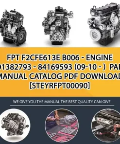 FPT F2Cfe613E B006 - Engine 5801382793 - 84169593 (09-10 - ) Parts Manual Catalog PDF Download