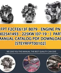 FPT F2Cfe613F B079 - Engine Pn 5802541493 - 225Kw (07-19 - ) Parts Manual Catalog PDF Download