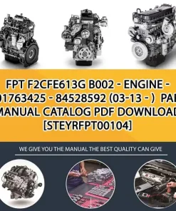 FPT F2Cfe613G B002 - Engine - 5801763425 - 84528592 (03-13 - ) Parts Manual Catalog PDF Download