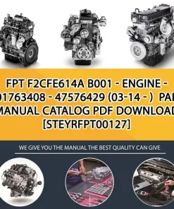 FPT F2Cfe614A B001 - Engine - 5801763408 - 47576429 (03-14 - ) Parts Manual Catalog PDF Download