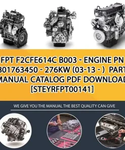 FPT F2Cfe614C B003 - Engine Pn 5801763450 - 276Kw (03-13 - ) Parts Manual Catalog PDF Download