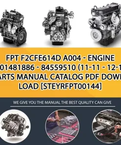 FPT F2Cfe614D A004 - Engine 5801481886 - 84559510 (11-11 - 12-13) Parts Manual Catalog PDF Download
