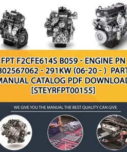 FPT F2Cfe614S B059 - Engine Pn 5802567062 - 291Kw (06-20 - ) Parts Manual Catalog PDF Download