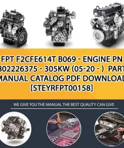 FPT F2Cfe614T B069 - Engine Pn 5802226375 - 305Kw (05-20 - ) Parts Manual Catalog PDF Download