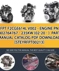 FPT F2Cge614L V002 - Engine Pn 5802764767 - 235Kw (02-20 - ) Parts Manual Catalog PDF Download