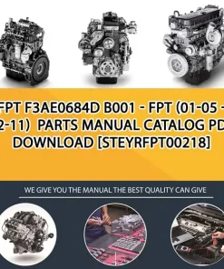 FPT F3Ae0684D B001 - Fpt (01-05 - 12-11) Parts Manual Catalog PDF Download