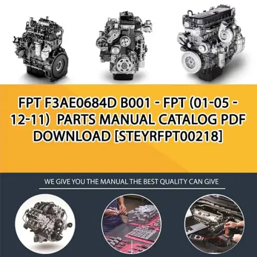 FPT F3Ae0684D B001 - Fpt (01-05 - 12-11) Parts Manual Catalog PDF Download