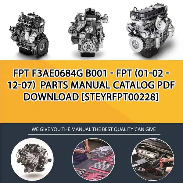 FPT F3Ae0684G B001 - Fpt (01-02 - 12-07) Parts Manual Catalog PDF Download