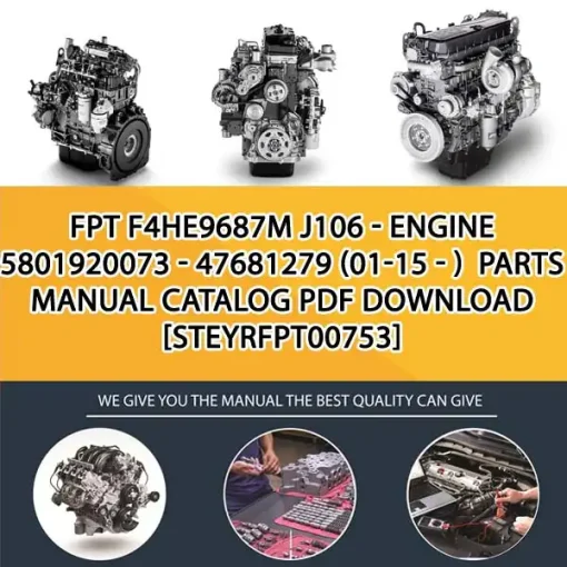 FPT F4He9687M J106 - Engine 5801920073 - 47681279 (01-15 - ) Parts Manual Catalog PDF Download