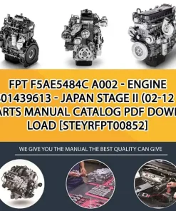 FPT F5Ae5484C A002 - Engine 5801439613 - Japan Stage Ii (02-12 - ) Parts Manual Catalog PDF Download