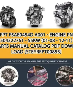 FPT F5Ae9454D A001 - Engine Pn 504322761 - 55Kw (01-08 - 12-11) Parts Manual Catalog PDF Download